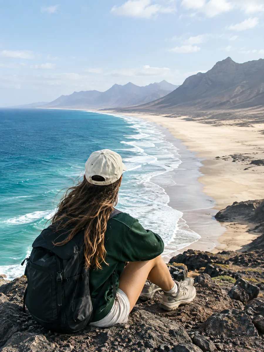 Aussicht am Cofete-Strand